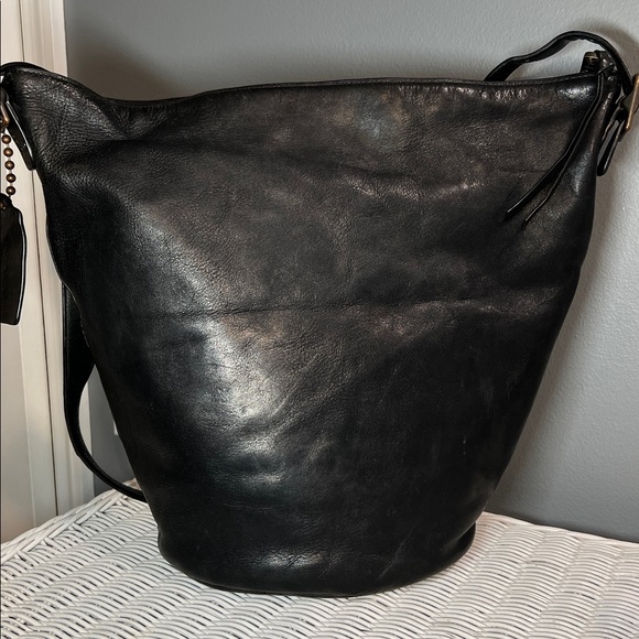 Coach Black Leather Bag - Picture 4 of 15